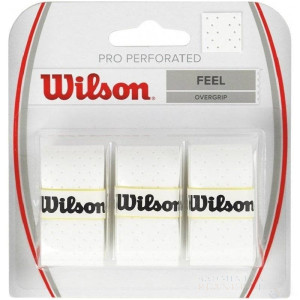 Wilson Pro Overgrip Perforated 3 pack White