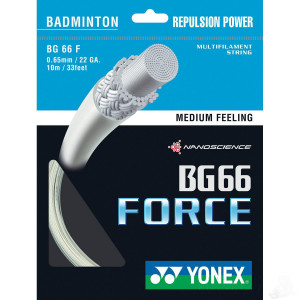 Yonex BG-66 Force Set 10 Meter - 33 Feet White