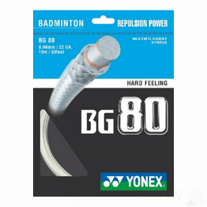 Yonex BG-80 Set 10 Meter - 33 Feet White