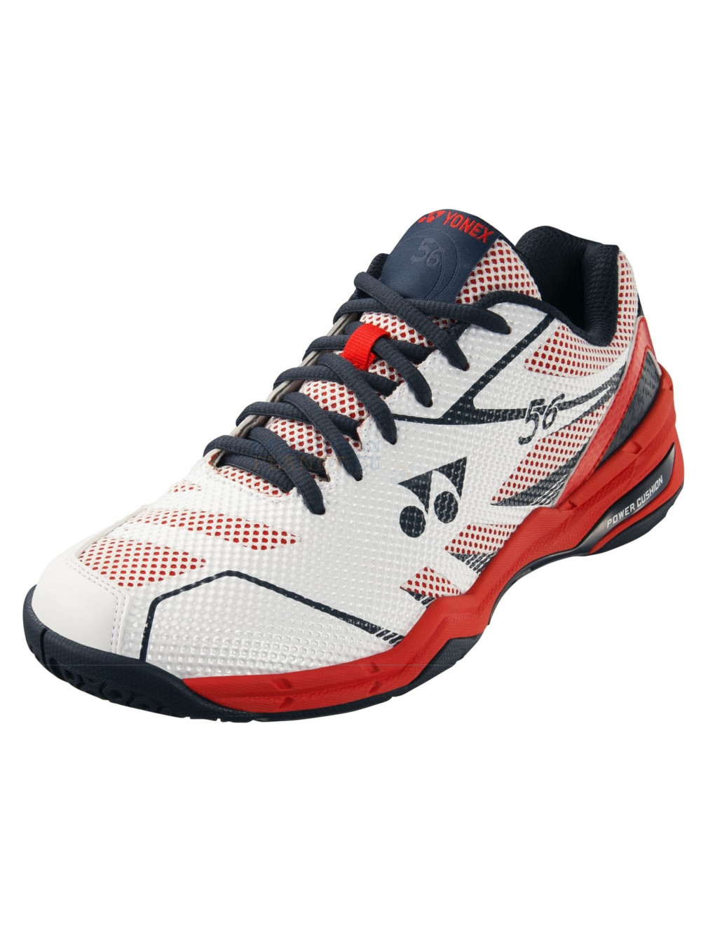 Yonex Power Cushion 56 White Red badminton shoe Badmintonplanet.eu