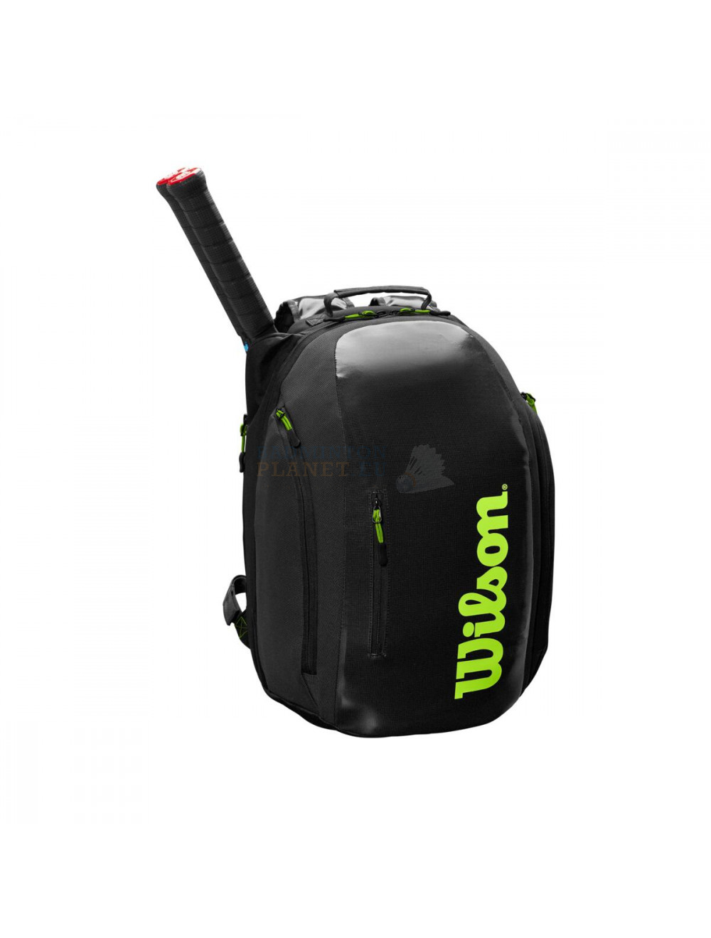 Wilson Super Tour Backpack Zwart Groen badminton bag Badmintonplanet.eu