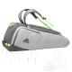 Adidas 360 B7 9-Racket Bag Grey Lime