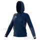 Adidas T19 Hoodie Women Navy Blue