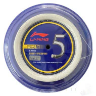 Li-Ning Badmintonstring No.5 - 200m - White