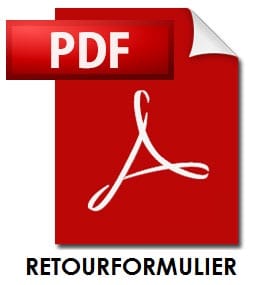 Retour formulier